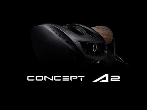 13 FISHING - Concept A2 Baitcast Reel - 5.6:1 Gear Ratio - Left Hand  Retrieve (Fresh+Salt) - A2-5.6-LH, Black