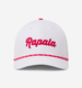 UNRL Rapala 25 Mid Pro Rp Hat Vented Script Hat White/Red