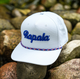 CapAmerica Athletic Rope Cap White
