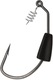 Heavy Duty Weighted Swimbait Hook 3/8 Black Nickel #7/0