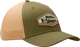Donator Curved Brim Snapback Ballcap (Green w/ 13 FISHING Bass Logo- Mid Profile - Mesh Back)
