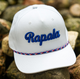CapAmerica Athletic Rope Cap White