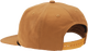 Tantastic Flat Brim Snapback Hat (Tan w/ Black 13 FISHING Text Logo - Mid Profile - Solid Back Panels)