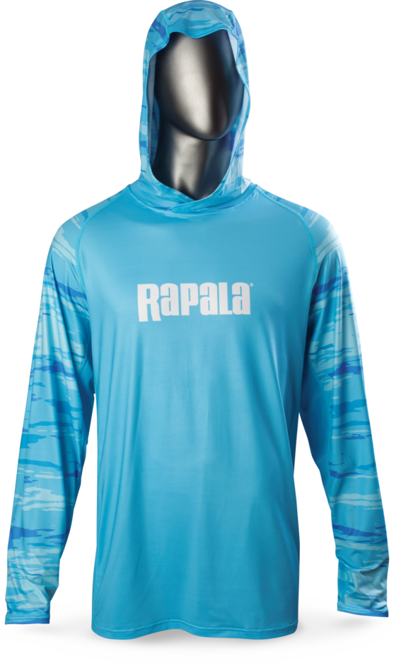 Rapala Performance Hood Blue Camo Extra Small