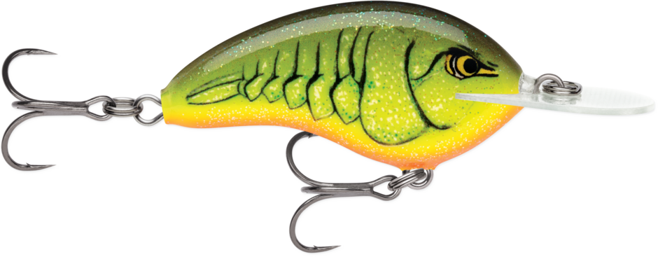 Ott's Garage Deep Tiny 07 Chartreuse Rootbeer Crawdad