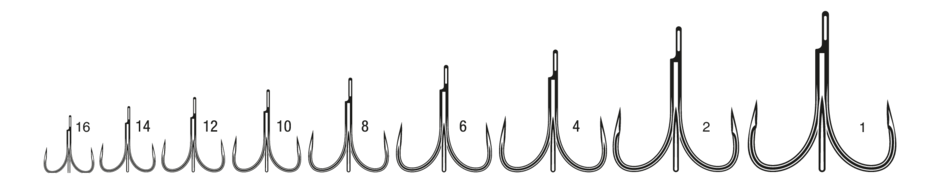 LIGHT INLINE BARBLESS TREBLE 7552BBN X8 14