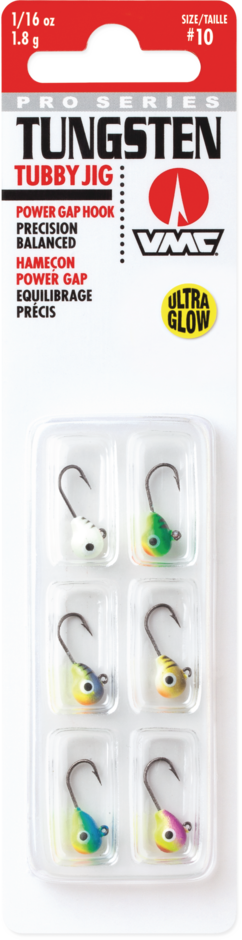Tungsten Tubby Jig Kit 1/32 Glow