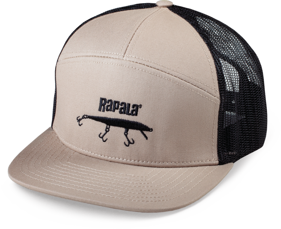 Rapala Hi-Pro 7 Panel Cap Tan Black