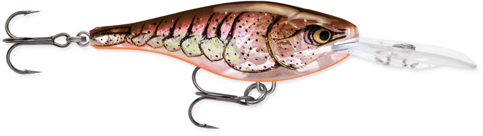 GLASS SHAD RAP 05 Glass Brown Crawdad