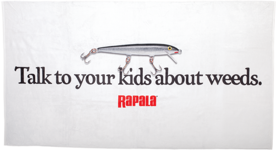 Rapala Weeds Beach Towel