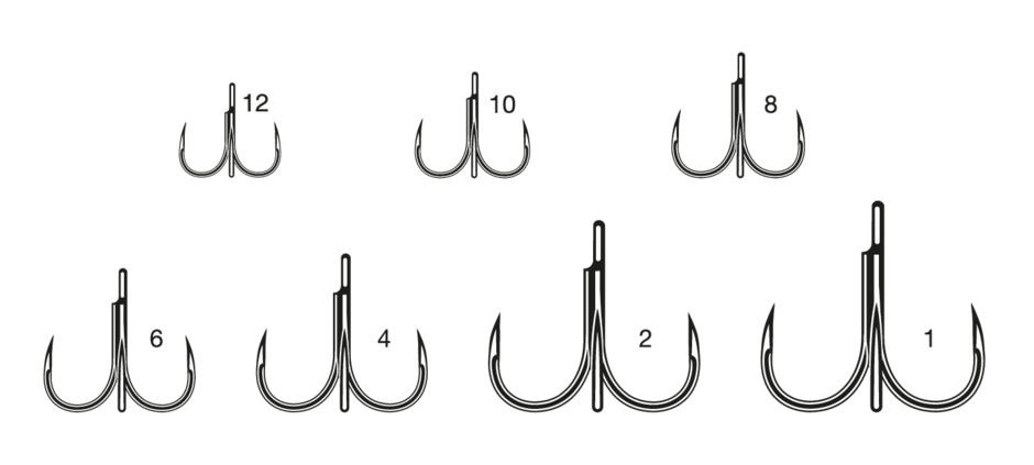 X-SHORT 1X STRONG INLINE BARBLESS TREBLE