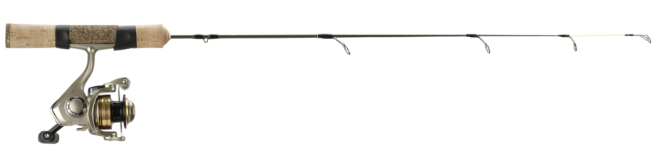 Microtec Walleye Ice Combo - 28" M (Medium) - Deadstick with Longer Full Grip For Rod Holders