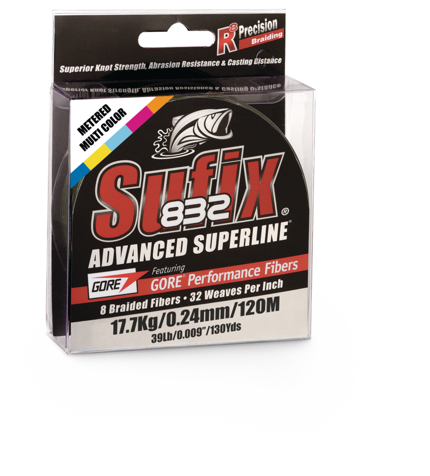 832 BRAID 300M 0.33MM/28.5KG/PE4/63LB/MULTI