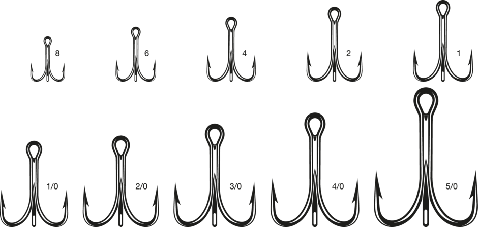 O'Shaughnessy Treble Short 4X Black Nickel #8