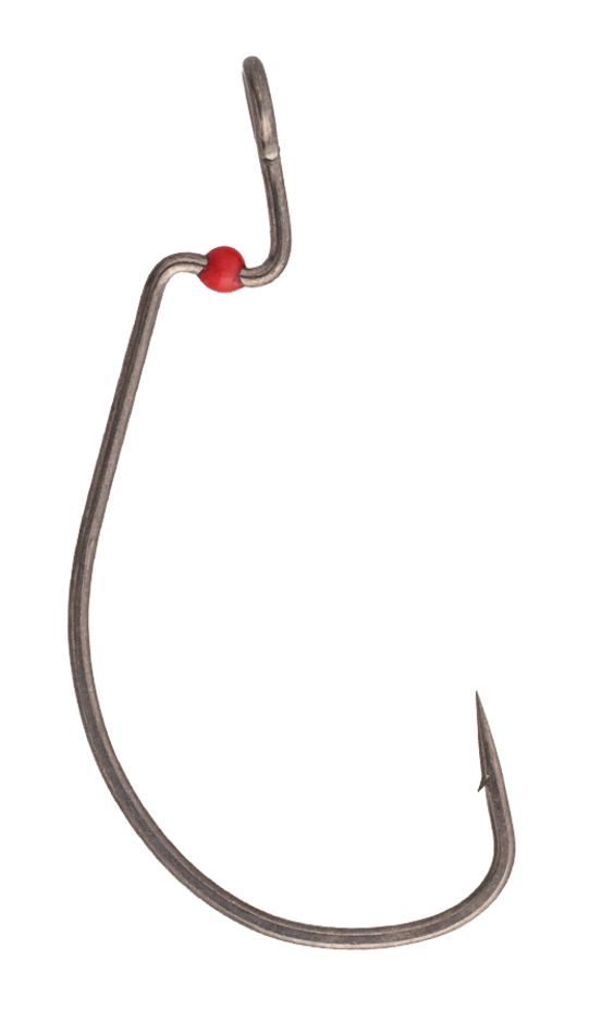 55-Piece Offset Hook & Cheburashka Fishing Set With Box, Carbon Hooks Mix Size-1069198