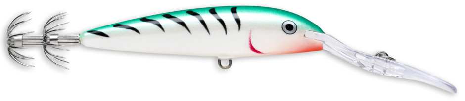 DEEP SQUID LURE 09 Silver Green Mackerel