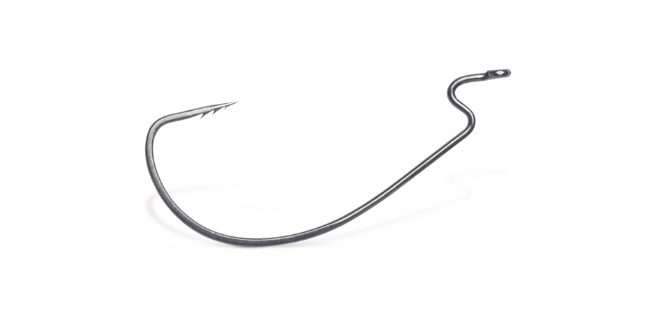 FASTGRIP WIDE GAP WORM HOOK Black Nickel