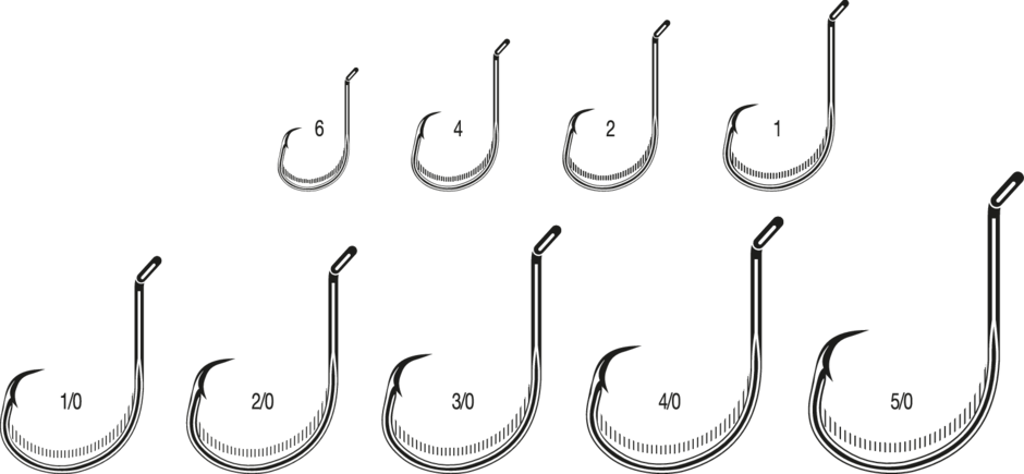 Octopus Hook, Circle NS Black #6