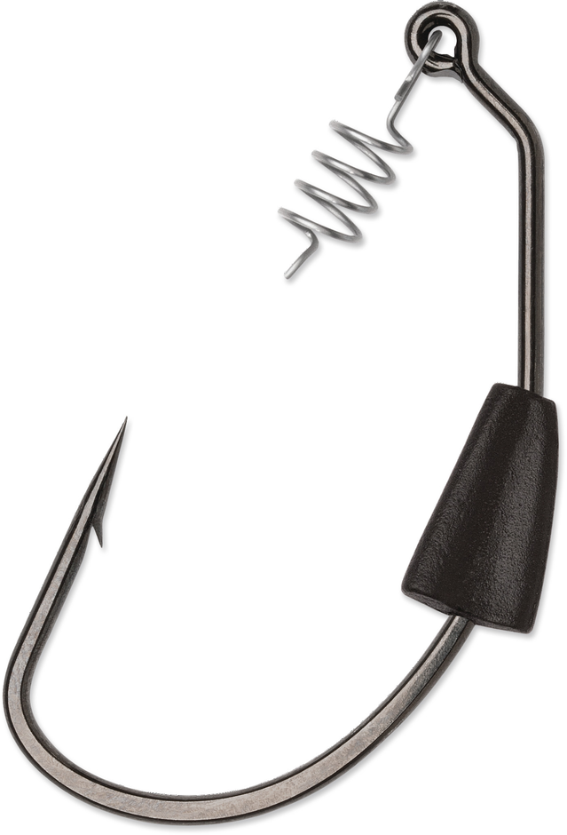 Heavy Duty Weighted Swimbait Hook 3/16 Black Nickel #5/0 Black Nickel