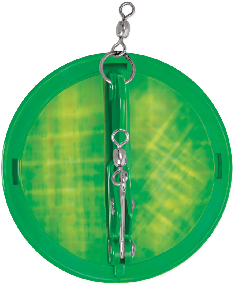 3 Dipsy Diver Kelly Green / Silver Bottom Moonjelly