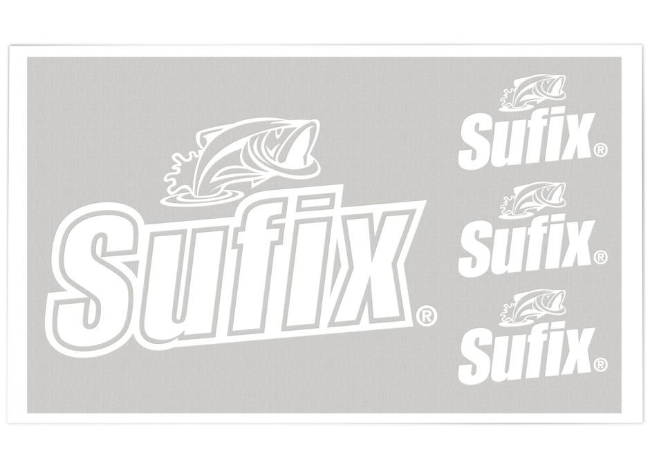 Sufix Pro Staff Decals Bulk