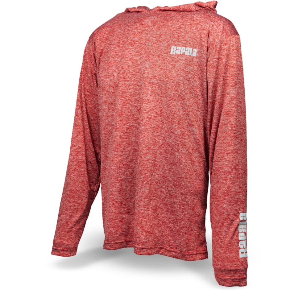 Rapala Hooded UV Shirt – Heather Red