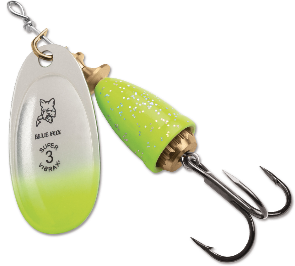 VIBRAX FLAKE 0 Chartreuse Green Candyback