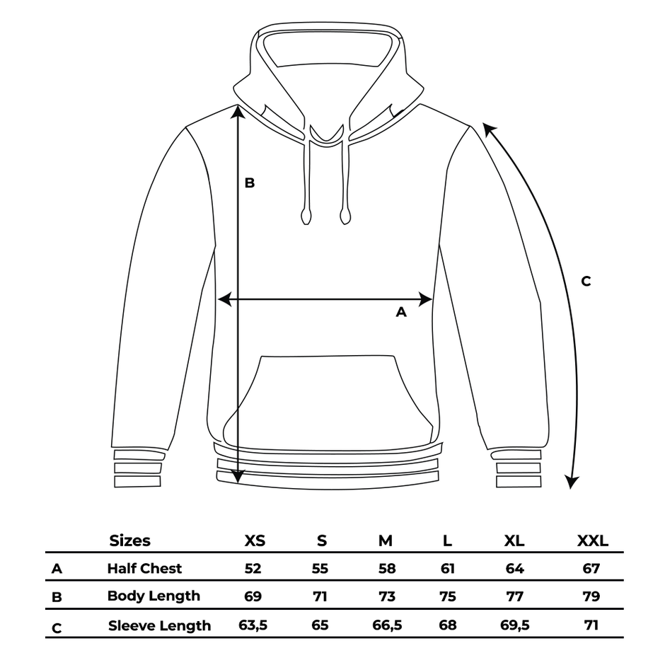 CrushCity® Hoodie size XXL