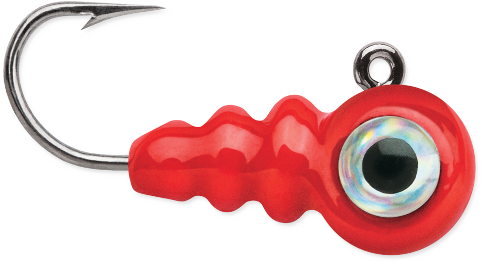 Tungsten Larv Eye Jig 1,8g Glow Red