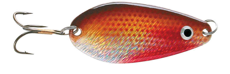 Blue Fox Strobe Tear Drop Spoon - 5/8 Oz Hammered Silver Fishing Lure - Classic Spoon For Trout & Salmon