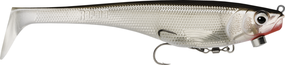 Rapala Soft Peto Prerigged 16 Silver Pre-rigged Swimbait