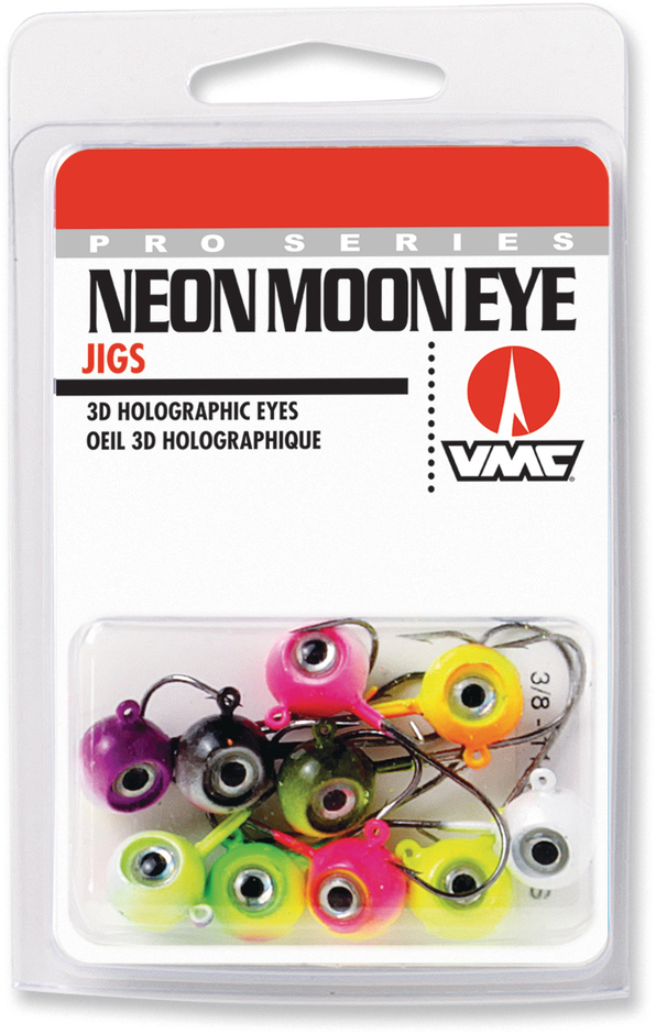 Neon Moon Eye Jig Kit 3/8  Assorted