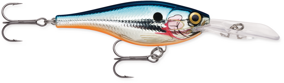Rapala Shad Rap 06 Shad Fishing Lure - Diving Crankbait, Realistic Shad Pattern, For Bass, Walleye, Pike