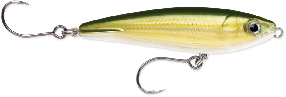 X-RAP SALTWATER SUBWALK 07 Gold Olive