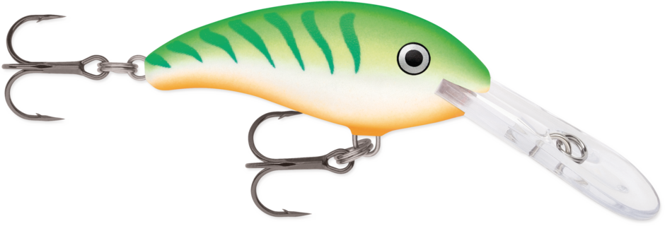 Shad Dancer 04 Green Tiger UV