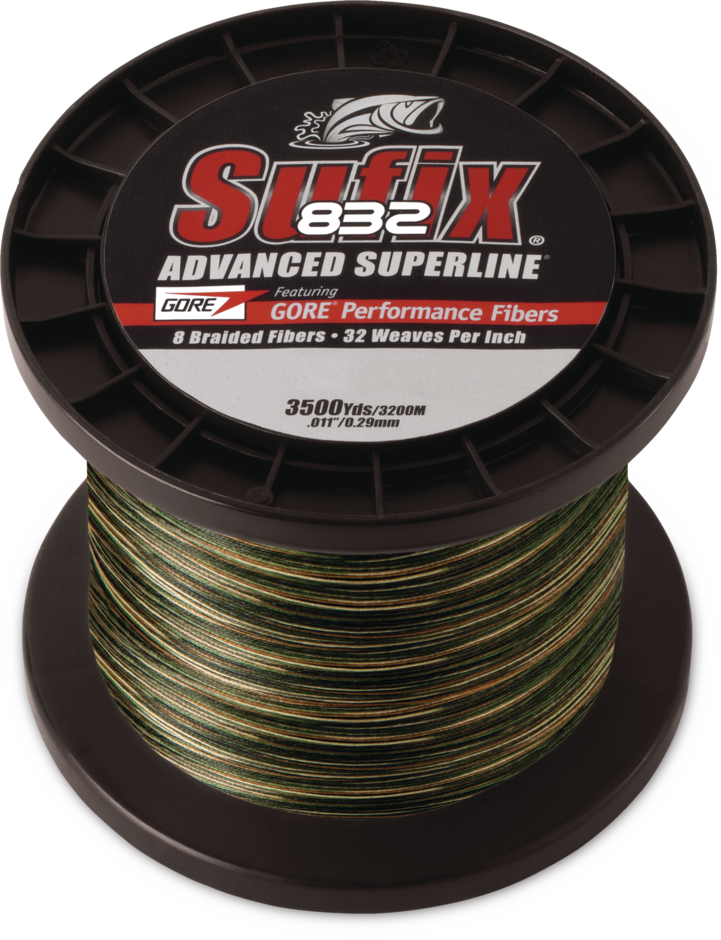  Sufix, 832 Advanced Superline, 8 lbs Tested, 0.007 Diameter,  150 Yards, Low Vis Green (660-008G) : Everything Else