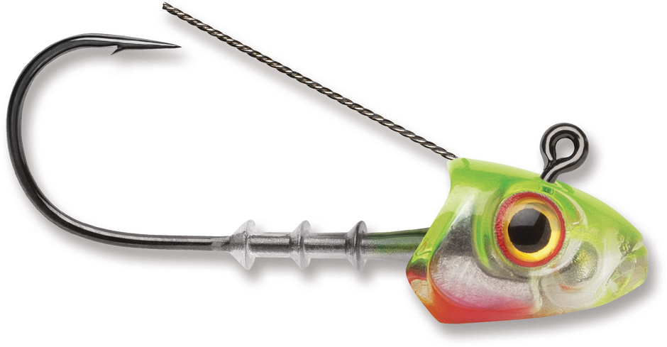 360GT SEARCHBAIT 55 3/8 OZ WEEDLESS JIG Chartreuse Ice