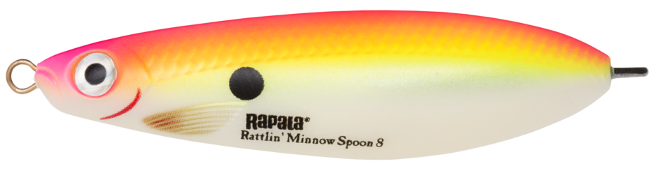 RATTLIN' MINNOW SPOON 08 Pink Shad UV
