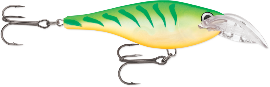 Scatter Rap Glass Shad 07 Glass Green Tiger UV