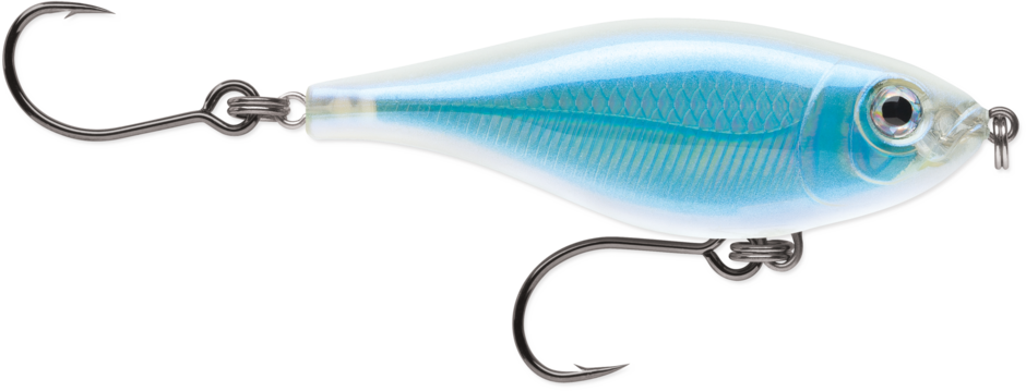 X-Rap Twitchin' Mullet 08 Albino Shiner