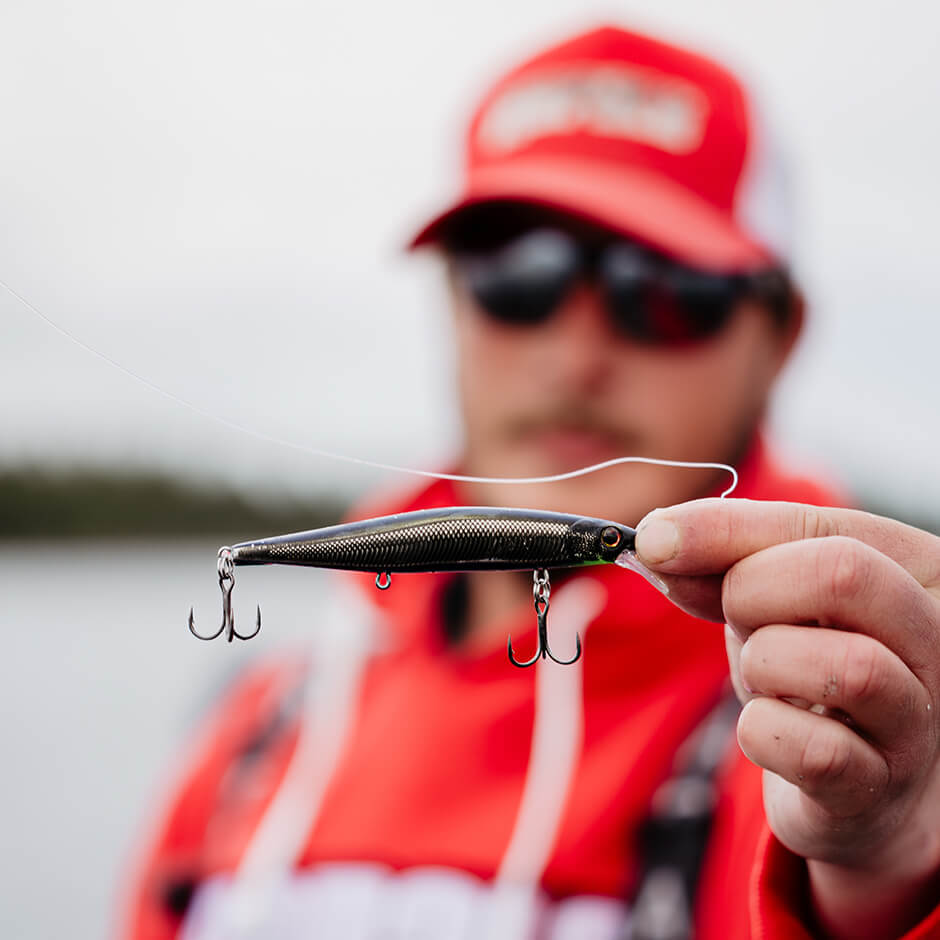 Leurre Jerkbait Rapala Precision Xtreme Mavrik - 11 Cm, 14 G - Action Suspending, Hameçons VMC RedLine
