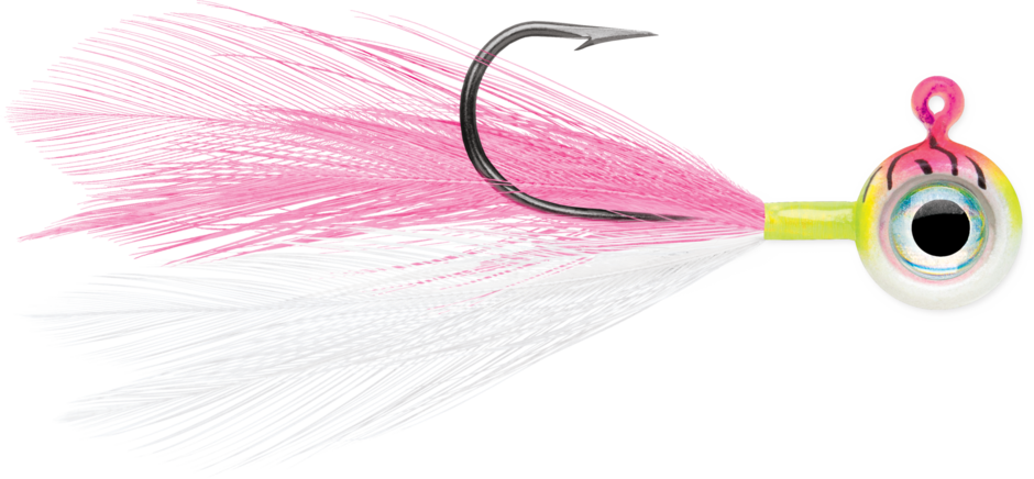 Moon Fly Jig 1/32 Pink Fire UV