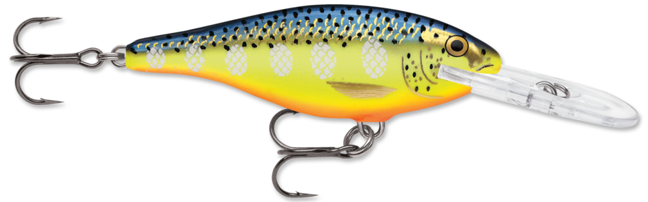 Leurre Rapala Shad Rap SSR09 - Flottant Shallow - 9cm 3/8oz - Coloris Albino (6233)
