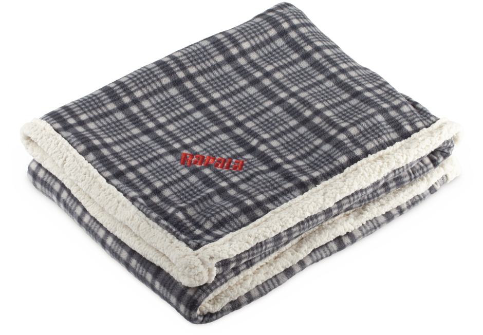 Rapala Plaid Sherpa Blanket