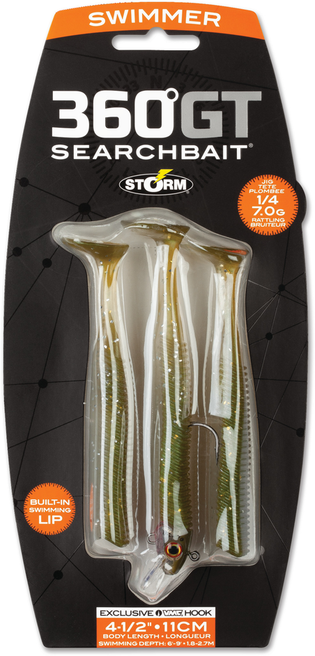 360GT SEARCHBAIT SWIMMER 35 Chartreuse Ice