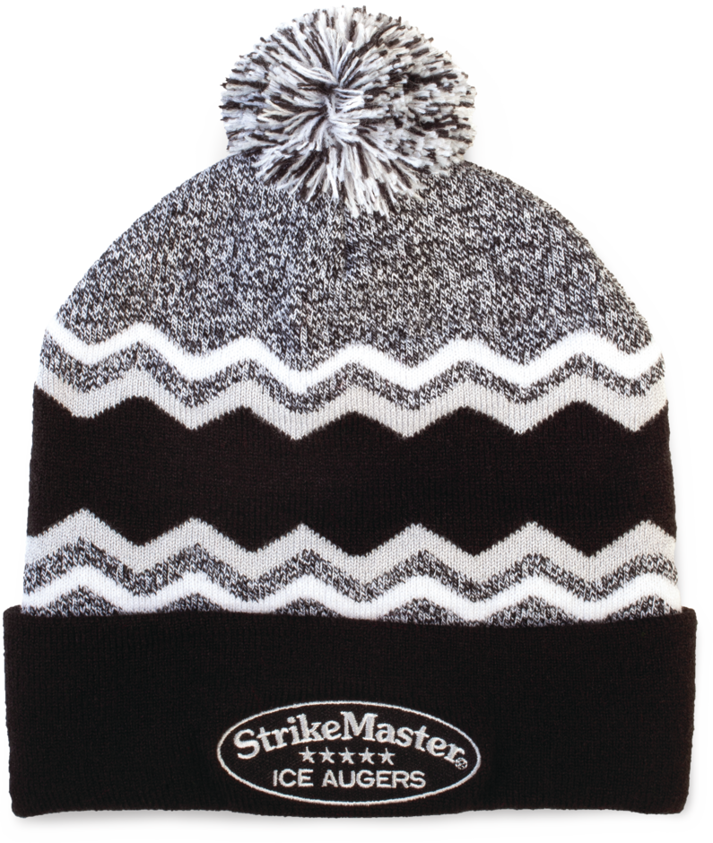 StrikeMaster Beanie Black/Grey/White