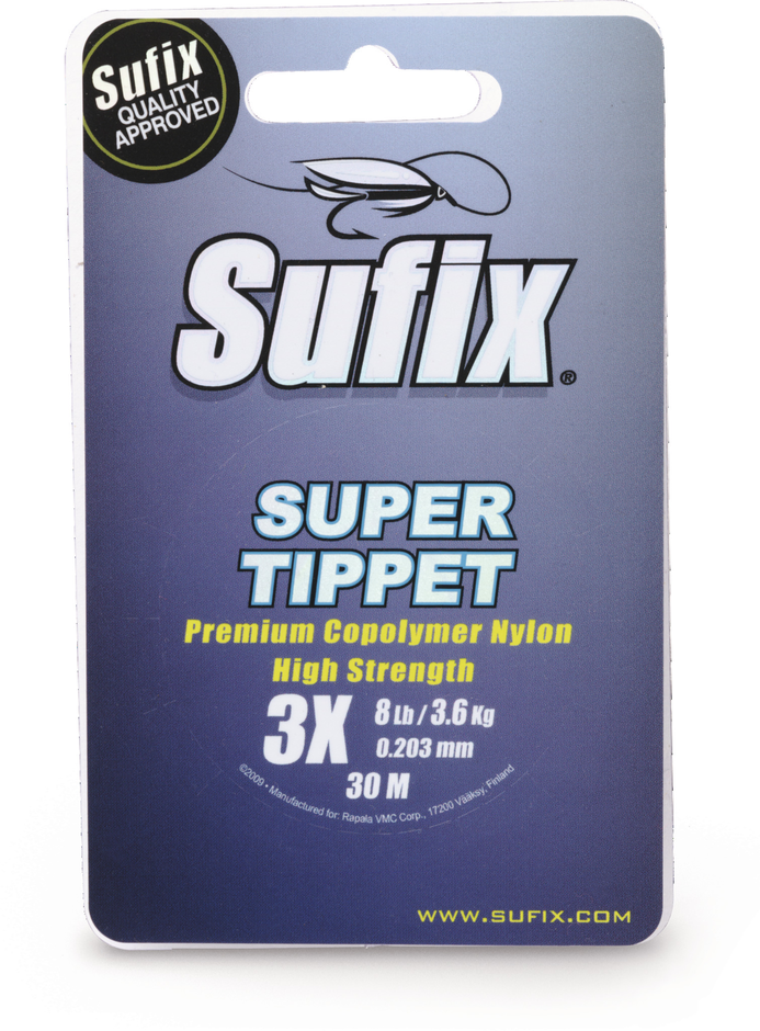 SUPER TIPPET 30M+PVC 0.279MM/6.8KG/#2.5/15LB/0X CLEAR