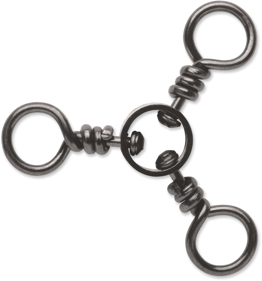 Three Way Swivel #8  Black Nickel
