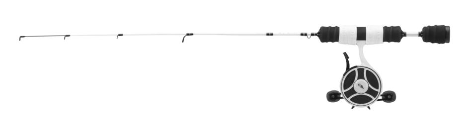 FreeFall Ghost / Fate V3 Ice Combo 27" UL (Ultra Light) - Tickle Stick Tip with Tennessee Handle and Evolve Reel Wraps - RH Retrieve
