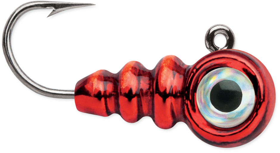 Tungsten Larv Eye Jig 1,8g Glow Metallic Red